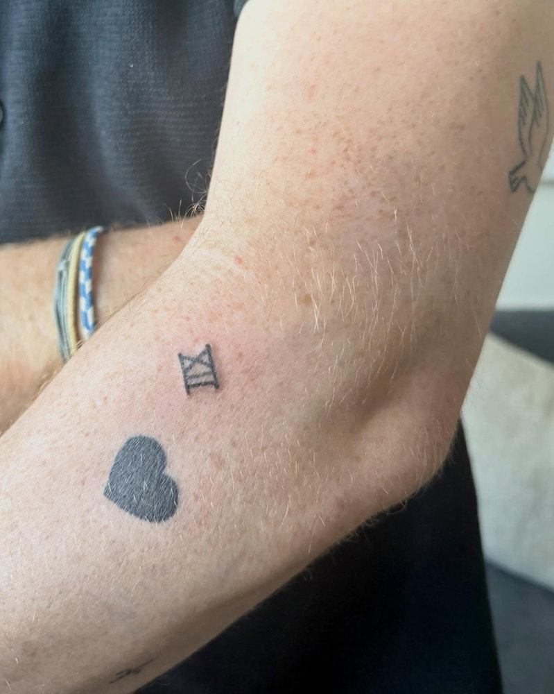 Handpoke tattoo by Raina Murphy at Raindear Tattoo in Beacon, NY