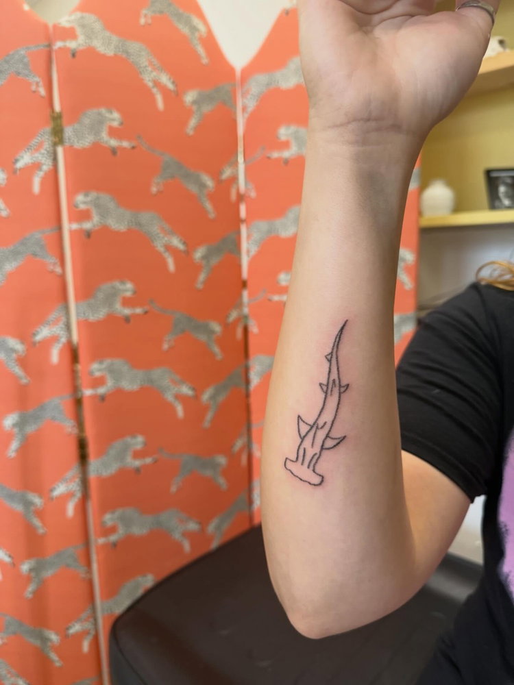 Handpoke tattoo by Raina Murphy at Raindear Tattoo in Beacon, NY