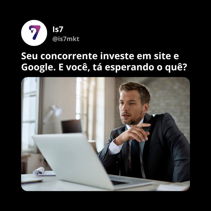Enquanto você pensa, seu concorrente age. Ele já tem site pr