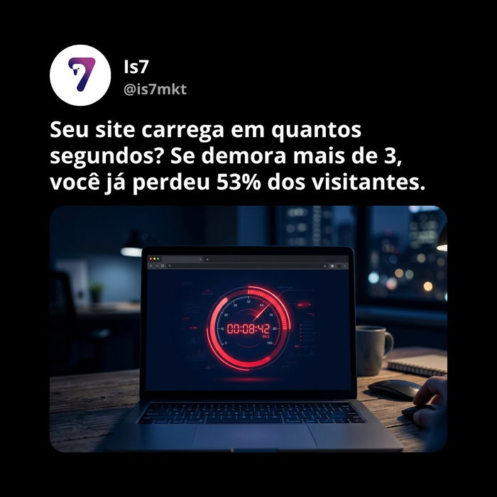Seu site carrega em quantos segundos? Se demora mais de 3, v