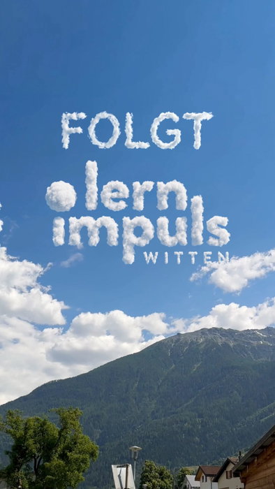 Botschaft am Himmel: Folgt lernimpuls!