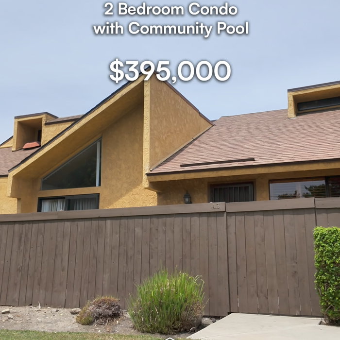 2 bedroom condo in Upland with a community pool, marketed by Chris & Kayvan Real Estate Team