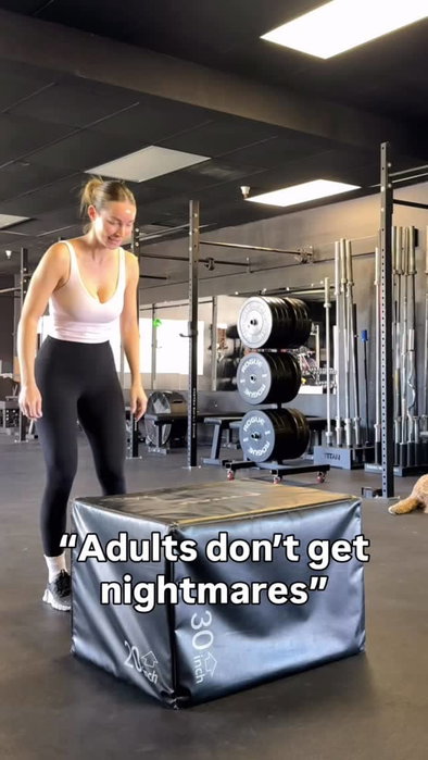 Adult nightmares hit different…now we’re out here fearing box jumps instead of monsters under the…