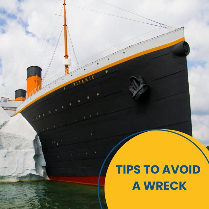 One of the easiest ways to damage a boat is from obstacles lurking beneath the water's surface. Logs, rocks, and debris can severely damage a boat, often resulting in expensive repairs.
Here are a few tips to help avoid creating your own Titanic..
1: Stay in marked channels
2: Boat in familiar waters
3: Be extra careful after heavy rains
4: Maintain a safe speed in unfamiliar or shallow waters
5: Have a lookout