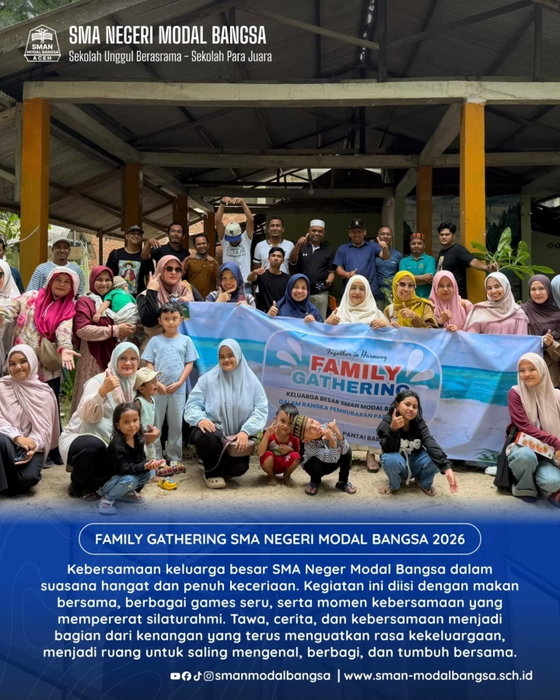 Kebersamaan keluarga besar MOSA dalam suasana hangat dan penuh keceriaan. Kegiat