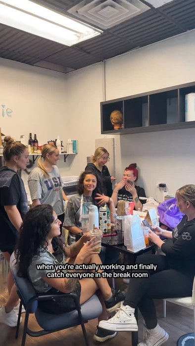 break room is always a party
